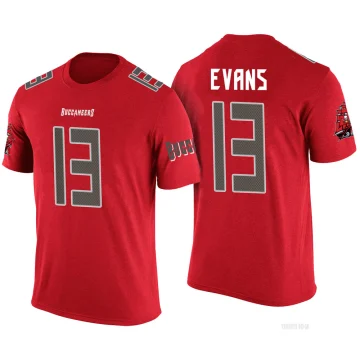 Women's Mike Evans Backer Slim Fit T-Shirt - Red - Tshirtsedge