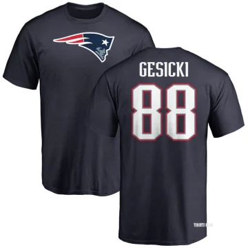 Mike Gesicki Name & Number Game Day V-Neck T-Shirt - Navy - Tshirtsedge