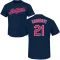 Mike Hargrove Name & Number T-Shirt - Navy