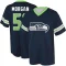 Mike Morgan Name & Number Game Day V-Neck T-Shirt - Navy