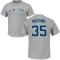 Mike Mussina Name & Number T-Shirt - Gray