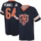 Mike Pennel Jr. Name & Number Game Day V-Neck T-Shirt - Navy