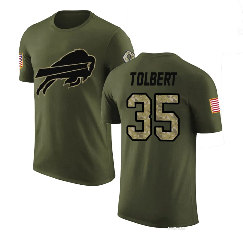 Jalen Tolbert Dallas Cowboys Youth Legend Olive Salute to Service