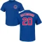 Miles Mastrobuoni Name & Number T-Shirt - Royal