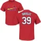 Miles Mikolas Name & Number T-Shirt - Red