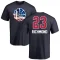 Mitch Richmond Name and Number Banner Wave T-Shirt - Navy