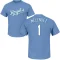 MJ Melendez Name & Number T-Shirt - Light Blue