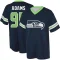 Myles Adams Name & Number Game Day V-Neck T-Shirt - Navy