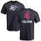 Nick Collison Name and Number Banner Wave T-Shirt - Navy