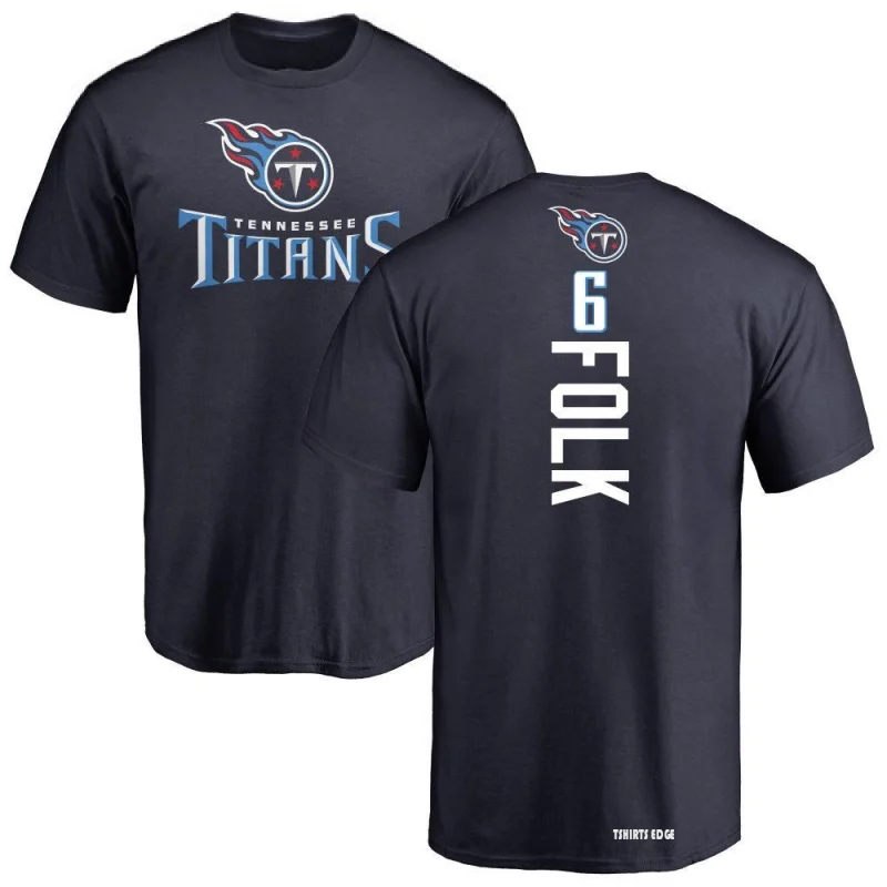 Nick Folk Backer T-Shirt - Navy - Tshirtsedge