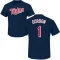 Nick Gordon Name & Number T-Shirt - Navy