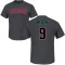 Nick Heath Name & Number T-Shirt - Charcoal