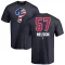 Nick Nelson Name and Number Banner Wave T-Shirt - Navy