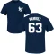 Nick Ramirez Name & Number T-Shirt - Navy