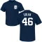 Nick Solak Name & Number T-Shirt - Navy