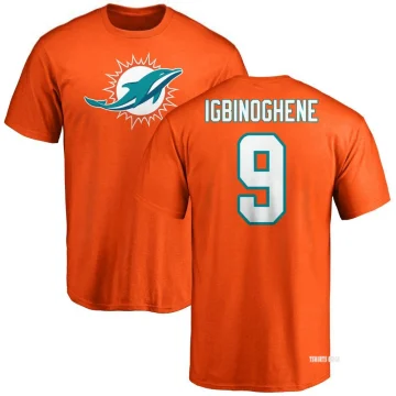 Noah Igbinoghene Miami Dolphins Men's Black by Midnight Mascot T-Shirt 