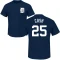 Norm Cash Name & Number T-Shirt - Navy