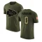 Olakunle Fatukasi Legend Salute to Service T-Shirt - Olive