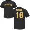 Omar Moreno Name & Number T-Shirt - Black