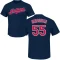 Orel Hershiser Name & Number T-Shirt - Navy