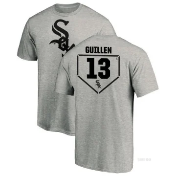 Ozzie Guillen Name and Number Banner Wave T-Shirt - Navy - Tshirtsedge