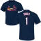 Ozzie Smith Name & Number T-Shirt - Navy