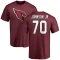 Paris Johnson Jr. Name & Number T-Shirt - Maroon