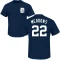 Parker Meadows Name & Number T-Shirt - Navy