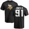 Pat Jones II Name & Number T-Shirt - Black