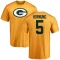 Paul Hornung Name & Number T-Shirt - Gold