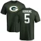 Paul Hornung Name & Number T-Shirt - Green