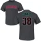 Paul Sewald Name & Number T-Shirt - Charcoal