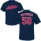 Peyton Battenfield Name & Number T-Shirt - Navy