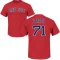 Phillips Valdez Name & Number T-Shirt - Scarlet