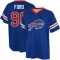 Poona Ford Name & Number Game Day V-Neck T-Shirt - Blue