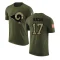 Puka Nacua Legend Salute to Service T-Shirt - Olive