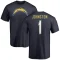 Quentin Johnston Name & Number T-Shirt - Navy