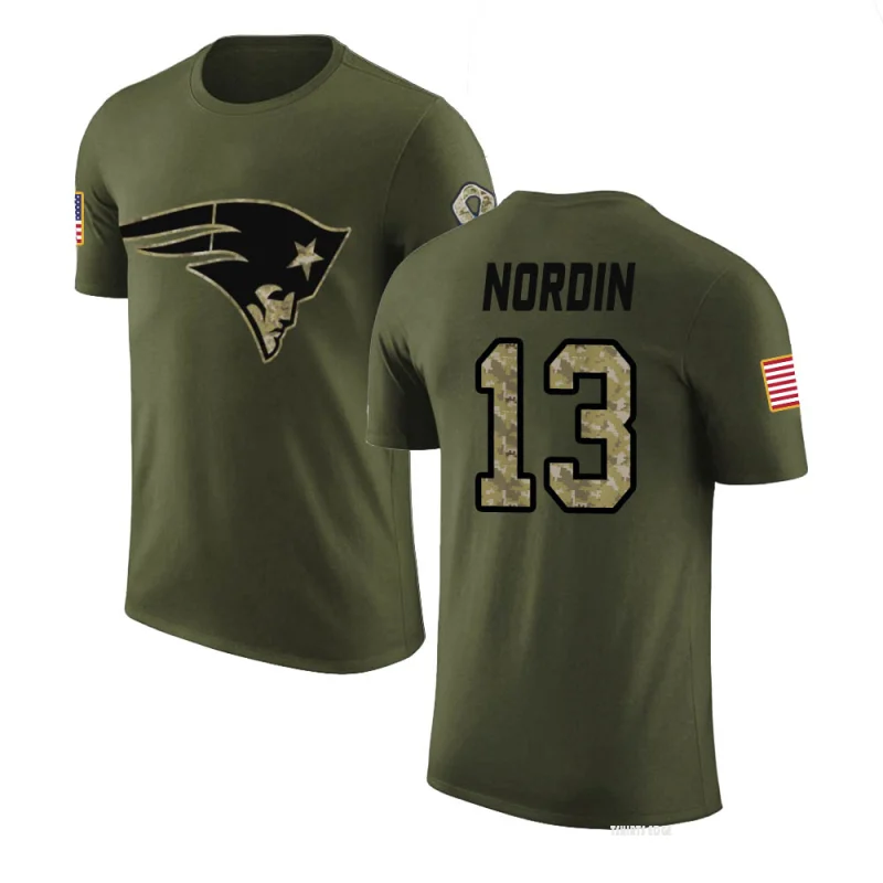 Quinn Nordin Legend Salute to Service T-Shirt - Olive - Tshirtsedge