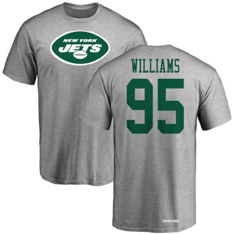 Quinnen Williams Name & Number T-Shirt - Ash - Tshirtsedge