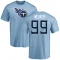 Rashad Weaver Name & Number T-Shirt - Light Blue