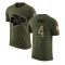 Rashee Rice Legend Salute to Service T-Shirt - Olive