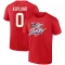 Rasmus Asplund 2023 Eastern Conference Champions Home Ice T-Shirt - Red