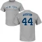 Reggie Jackson Name & Number T-Shirt - Gray