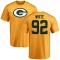 Reggie White Name & Number T-Shirt - Gold