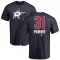 Remi Poirier Name and Number Banner Wave T-Shirt - Navy