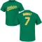 Rick Monday Name & Number T-Shirt - Green