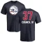 Ricky Council IV Name and Number Banner Wave T-Shirt - Navy