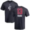 Ricky Rubio Name and Number Banner Wave T-Shirt - Navy