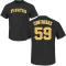 Roansy Contreras Name & Number T-Shirt - Black