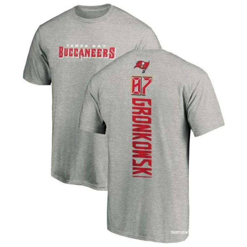 Rob Gronkowski Backer T-Shirt - Ash - Tshirtsedge